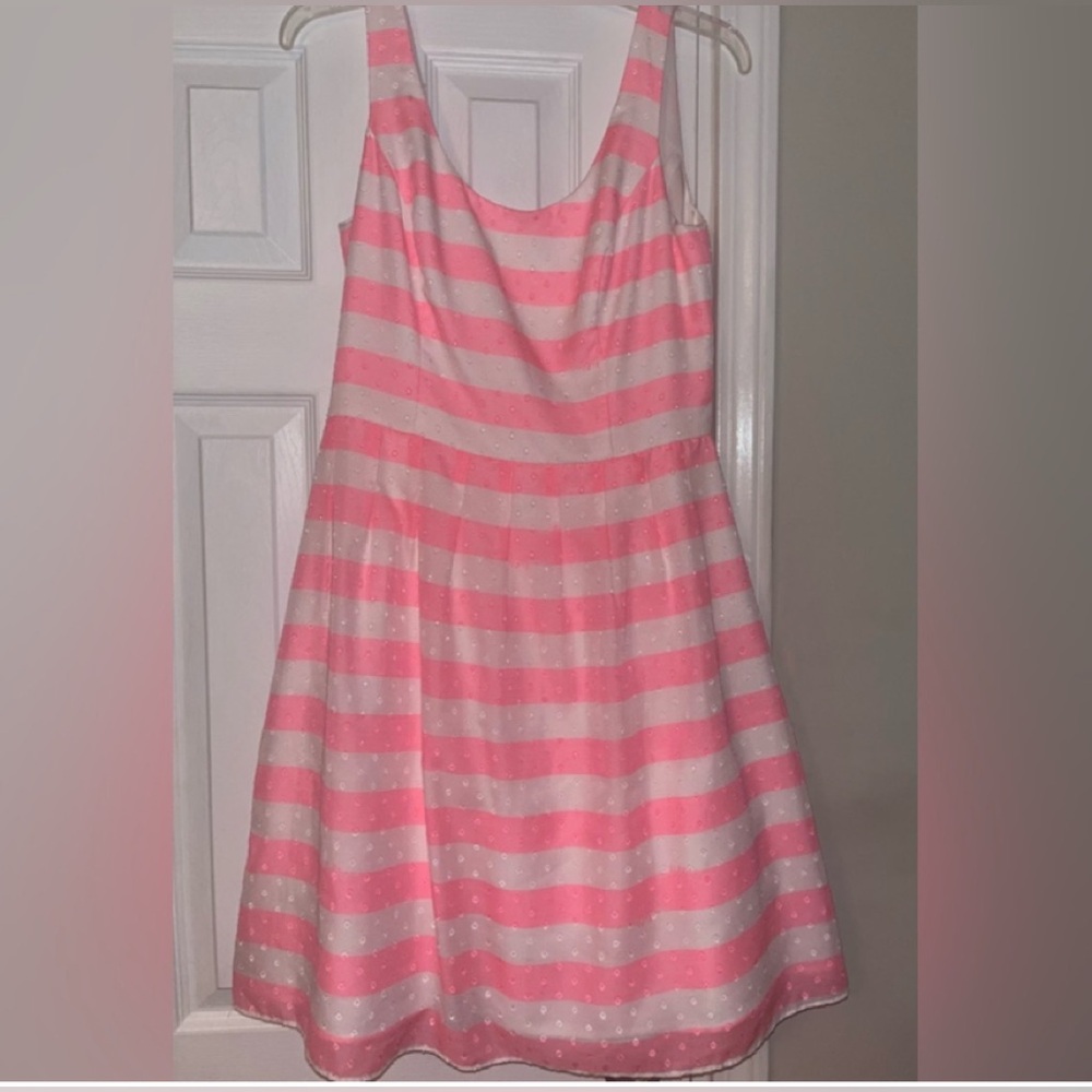 EUC, Lilly Pulitzer Posey Pink & White Dress, Size 6